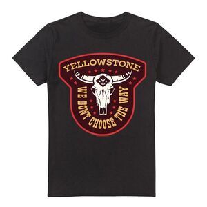 Yellowstone Mens We Don�'t Choose The Way T-Shirt / Black